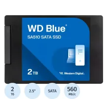 SSD накопитель WD Blue SA510 2Tb 2,5' SATA(WDS200T3B0A)