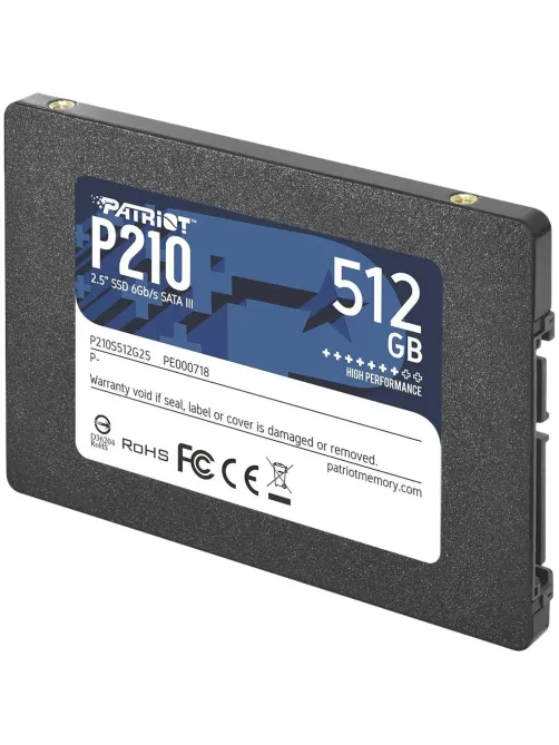 SSD накопитель Patriot Memory P210 2.5 512GB SATA (P210S512G25)