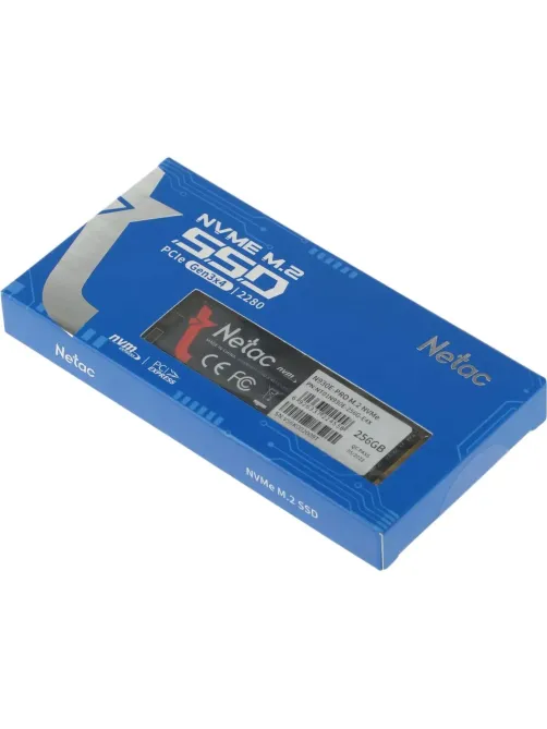 SSD накопитель Netac SSD N930E (NT01N930E-256G-E4X)256GB/PCIe 3x4/M.2 2280