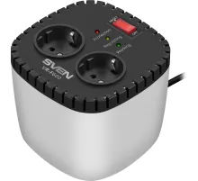 Стабилизатор напряжения SVEN VR-F600 (200Вт,Входное 170-280В,  2xEURO)