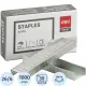 Скобы для степлера №26/6 Deli E0012S оцинкованные, 1000 шт./уп