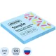 Стикеры Attache Simple 51х51 мм пастельные голубые (1 блок,100 листов)