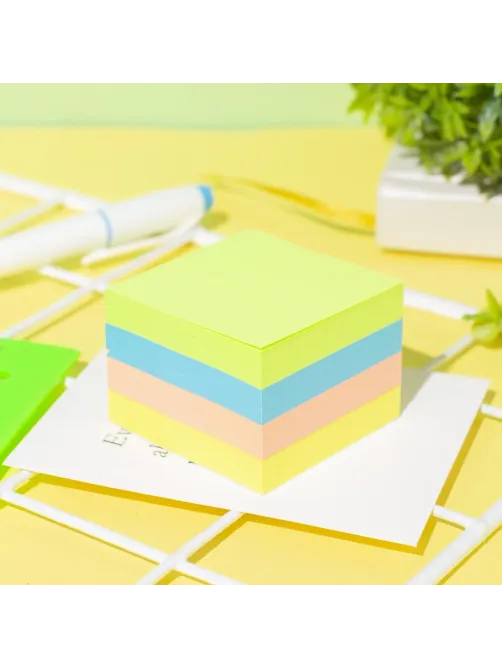 Стикеры Attache Selection куб 51х51, неон-2 4 цвета 400 л