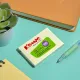 Стикеры КОМУС с клеев.краем 76х51 желтый 100л