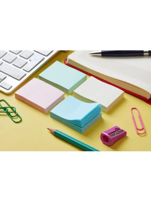 Стикеры ATTACHE Bright colours с клеев. краем 38x51 компле кт 4 цвета 100л