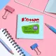 Стикеры КОМУС с клеев.краем 76х76 голубой 100л