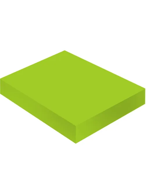 Стикеры Attache с клеев. краем 76х51, неон, зеленый 100л