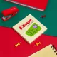 Стикеры КОМУС с клеев.краем 76х76 желтый 100л