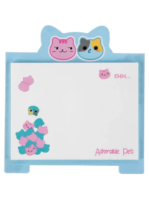 Стикеры с клеевым краем M&G Adorable Pet, 76x100 мм, 40 л, в ассортименте
