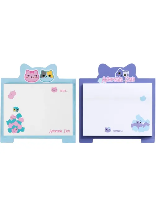 Стикеры с клеевым краем M&G Adorable Pet, 76x100 мм, 40 л, в ассортименте