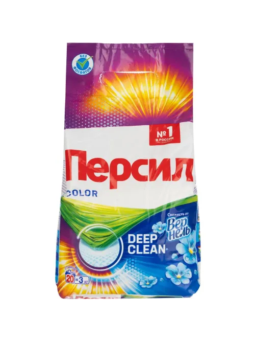 Порошок стиральный Персил Колор Свежесть от Вернель для цвет/бел 3кг (20СТ)