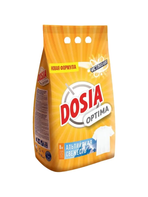Порошок стиральный DOSIA Optima автомат Color Альпий свежесть 8 кг