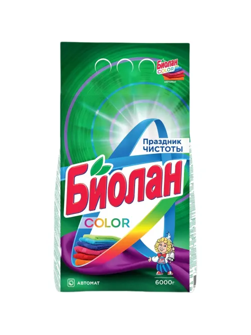 Порошок стиральный СМС Биолан Color Автомат 6000гр