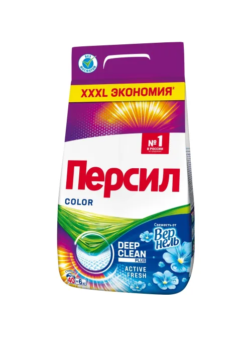 Порошок стиральный Персил Колор Свежесть от Вернель для цвет/бел 6кг (40СТ)