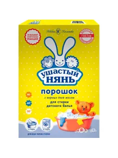 Порошок стиральный детский УШАСТЫЙ НЯНЬ 400г универсальный