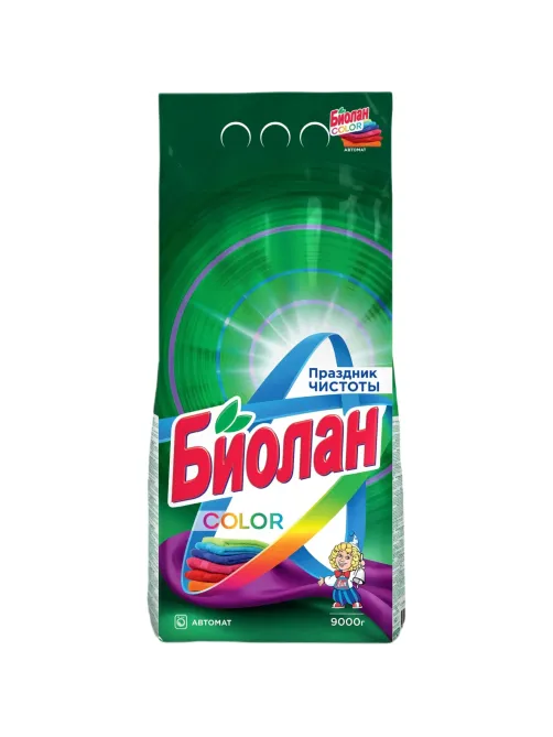 Порошок стиральный СМС Биолан Color Автомат 9000гр