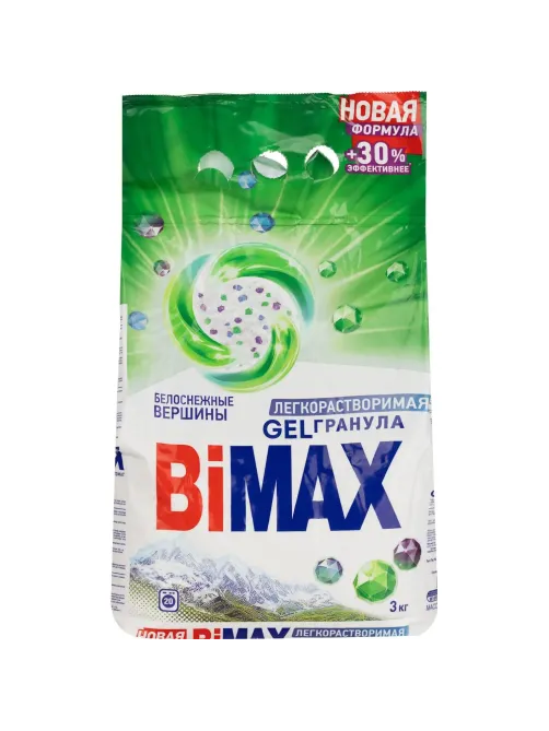 Порошок стиральный BiMax Белоснежные вершины 3кг автомат