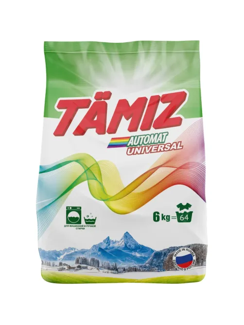 Порошок стиральный TAMIZ универсал 6 кг ПЭ