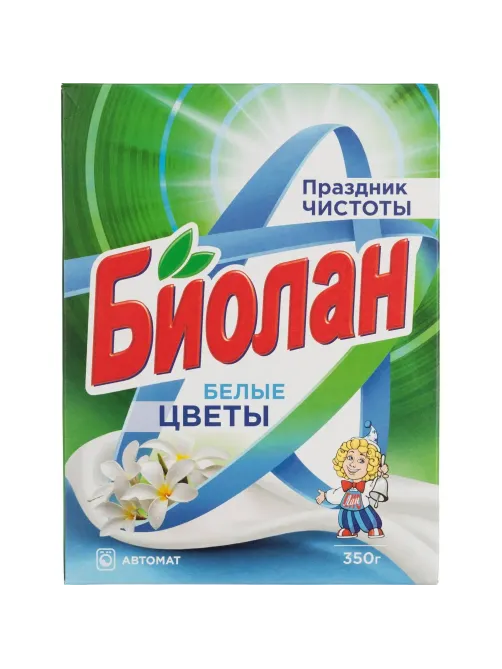Порошок стиральный Биолан Белые цветы Автомат 350гр