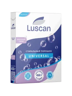 Порошок стиральный Luscan для ручной стирки универсал 450гр