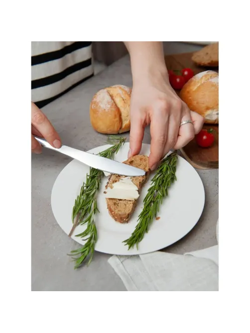 Нож столовый Home Queen Вкус 2шт/уп, 23 см /48/12