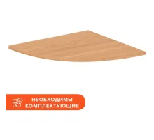 Столешница приставки Easy One 90гр.без опоры (908898) груша ароза 730