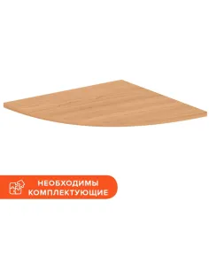 Столешница приставки Easy One 90гр.без опоры (908898) груша ароза 730
