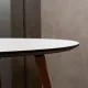 Стол CT_TEYA белый/ножки деревянные
