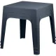 Стол PR_журнальный Decorona DeForma 595x595x495 мм графитовый шторм
