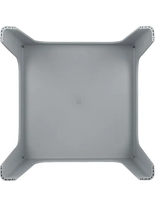 Стол PR_журнальный Decorona DeForma 595x595x495 мм дымчатый кварц