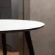Стол CT_TEYA белый /ножки черные