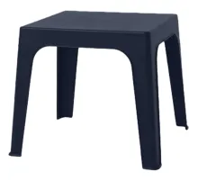 Стол PR_журнальный Decorona DeForma 595x595x495 мм графитовый шторм