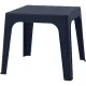 Стол PR_журнальный Decorona DeForma 595x595x495 мм графитовый шторм