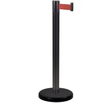 Стойка с лентой 3 метра TEH_BSLN-X86333 BLACK RED