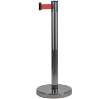 Стойка с лентой 3 метра TEH_BSLN-326333 CHROME RED