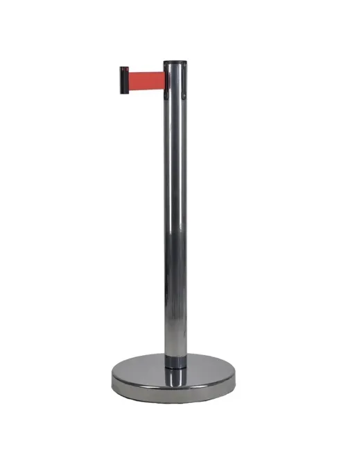 Стойка с лентой 3 метра TEH_BSLN-326333 CHROME RED