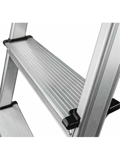 Стремянка HAILO L60 5 ступенек Н=280см с лотком, алюм (8160-507)