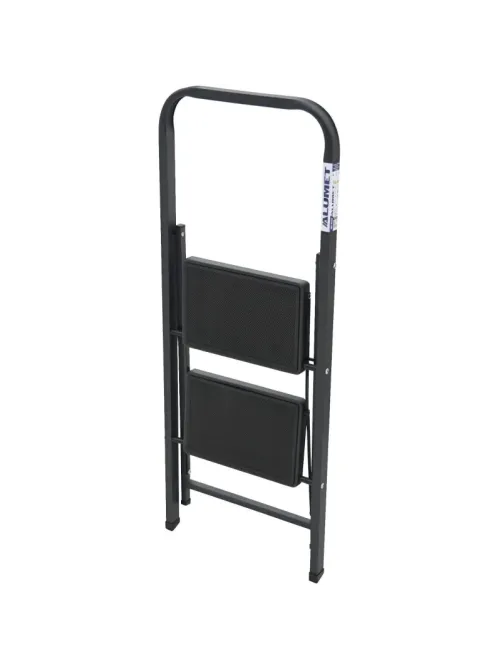 Стремянка стальная 2 ступени МК 802С, ALUMET