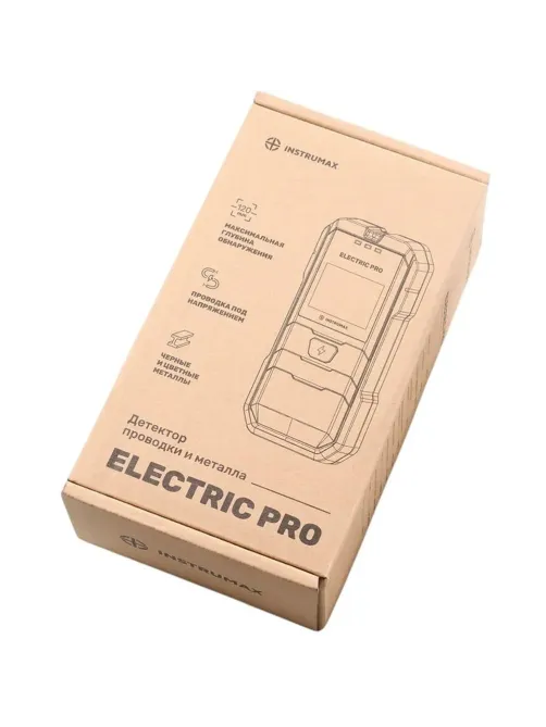 Детектор проводки скрытой проводки профессиональный INSTRUMAX ELECTRIC PRO