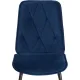 Стул Комус Мебель FRANK велюр, 47х54х86, Blue (синий)