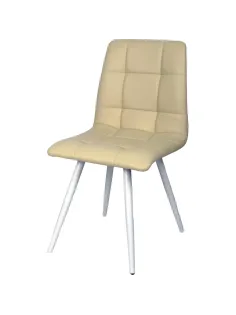 Стул Комус MERI HN WHITE (BOX-4) RU ECO-07 бежевый/бел
