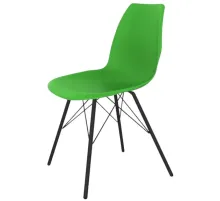 Стул обеденный EL_Sheffilton SHT-ST29/SHT-S37 пл.зел/мет.черн муарт RAL6018
