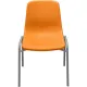 Стул GL_Комус Мебель Стрит RAL 9006, (пластик оранжевый)