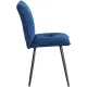 Стул Комус Мебель Flip велюр, 41х55х88, Blue (синий)