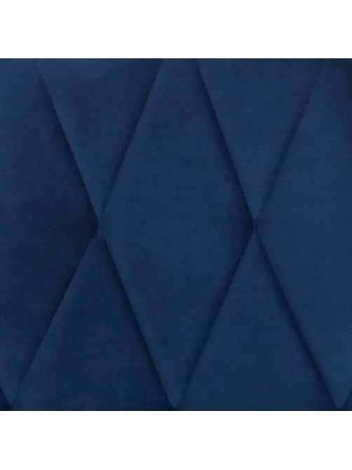 Стул Комус Мебель FRANK велюр, 47х54х86, Blue (синий)