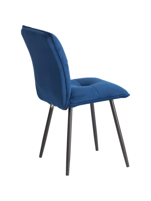 Стул Комус Мебель Flip велюр, 41х55х88, Blue (синий)