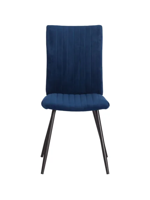 Стул Комус Мебель Fresno велюр, 50х55х93, Blue, (синий)