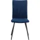 Стул Комус Мебель Fresno велюр, 50х55х93, Blue, (синий)