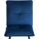 Стул Комус Мебель Flip велюр, 41х55х88, Blue (синий)