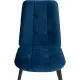 Стул Комус Мебель Felicita велюр, 47х54х86, Blue (синий)